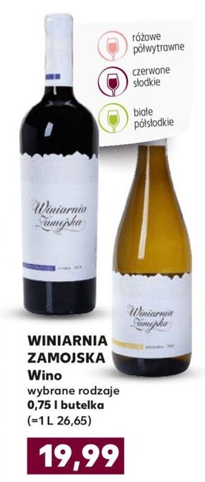 Winiarnia Zamojska Wino 0,75l