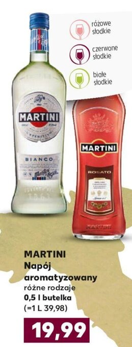 Kaufland Martini Napój aromatyzowany 0,5l oferta
