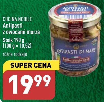 ALDI CUCINA NOBILE Antipasti z owocami morza 190g oferta