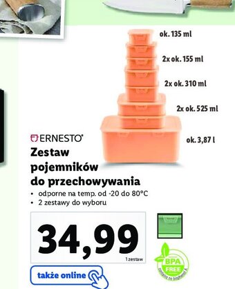 Lidl Pojemniki do przechowywania oferta