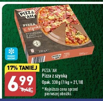 ALDI Pizza z szynką oferta