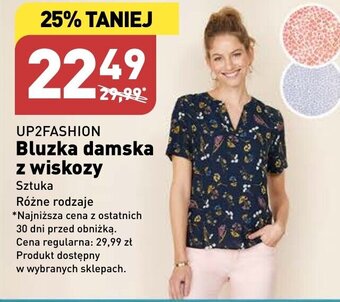 ALDI UP2FASHION Bluzka damska z wiskozy oferta