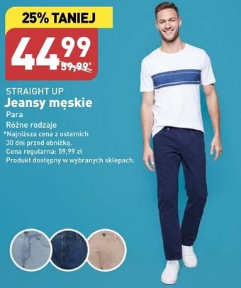 ALDI STRAIGHT UP Jeansy męskie oferta