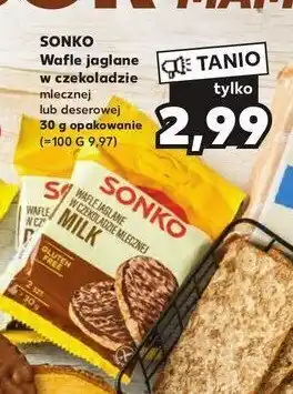 Kaufland Wafle jaglane w czekoladzie deserowej oferta