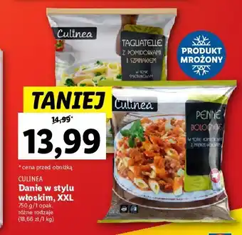 Lidl Tagliatelle ze szpinakiem i pomidorami oferta