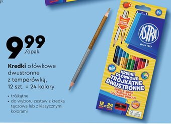 Biedronka Kredki ołówkowe dwustronne oferta