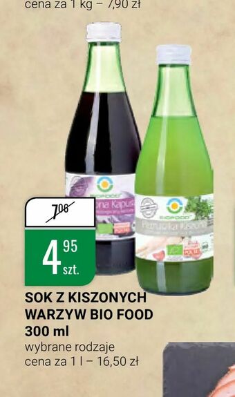 bi1 Sok z kiszonych warzyw bio food oferta