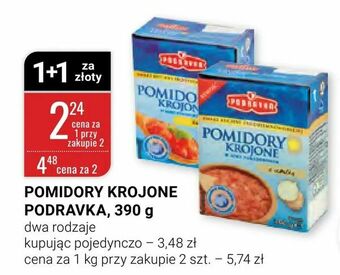 bi1 Pomidory krojone, podravka, 390 g oferta
