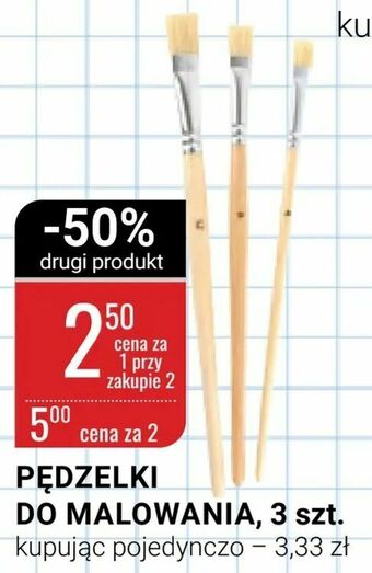 Pędzelki dO malOwania, 3 szt