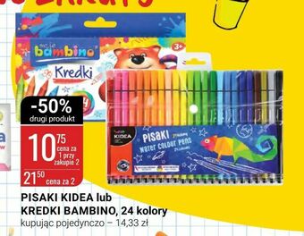 bi1 Pisaki kidea lub kredki bambino, 24 kolory oferta