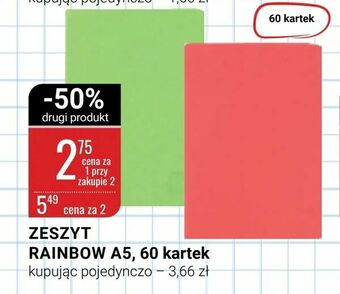 ZesZyt rAinbOw A5,60 kartek
