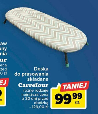 Carrefour Deska do prasowania składana Carrefour oferta