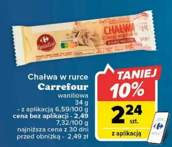 Carrefour Chałwa w rurce Carrefour 34 g oferta