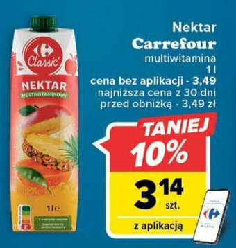 Carrefour Nektar Carrefour multiwitamina 1 l oferta