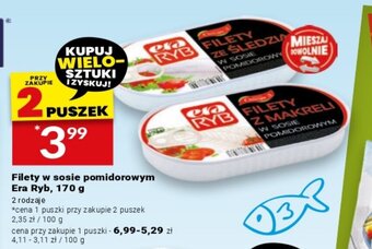 Twój Market Filety w sosie pomidorowym Era Ryb, 170 g oferta