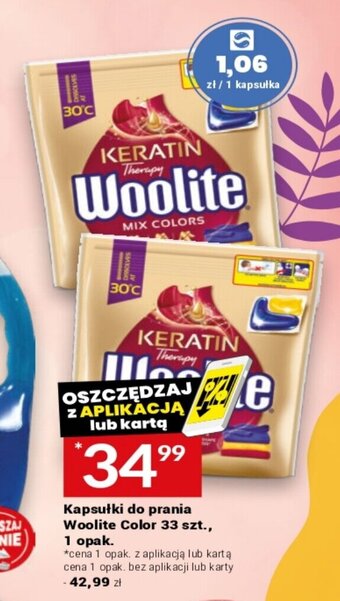 Kapsułki do prania Woolite Color 33 szt., 1 opak.