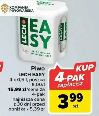 Carrefour Piwo LECH EASY 0,5l oferta