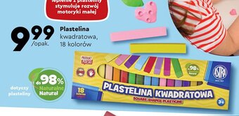 Biedronka Plastelina kwadratowa oferta