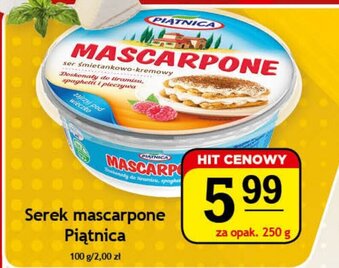 Gram Market Serek Mascarpone Piątnica 250g oferta