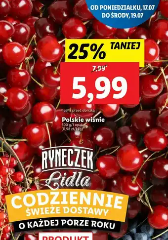 Lidl Polskie wiśnie 500 g/1 opak. oferta