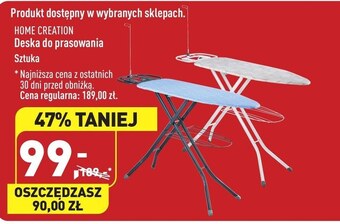 ALDI Deska do prasowania home creation oferta