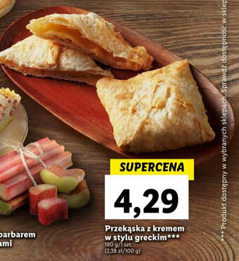 Lidl Przekąska z kremem w stylu greckim*** 180 g oferta