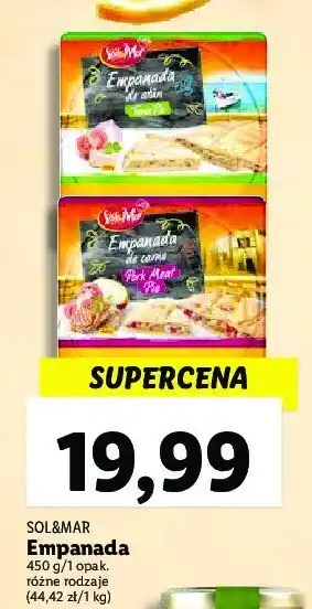 Lidl Empanada z tuńczykiem oferta