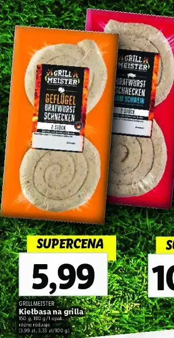 Lidl Kiełbasa biała na grilla oferta