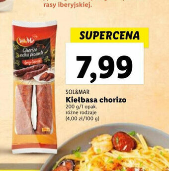 Lidl SOL&MAR Kiełbasa chorizo 200 g oferta