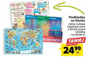 Carrefour Podkładka na biurko oferta