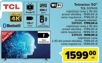 Carrefour Telewizor 50" TCL 50P635 oferta