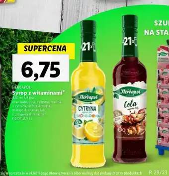 Lidl HERBAPOL Syrop z witaminami* 420 ml 1/1 but. oferta