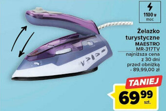 Carrefour Żelazko turystyczne MAESTRO MR-317TV oferta