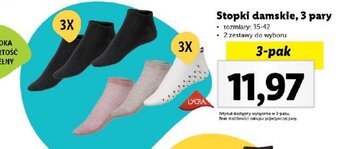 Lidl Stopki damskie, 3 pary oferta