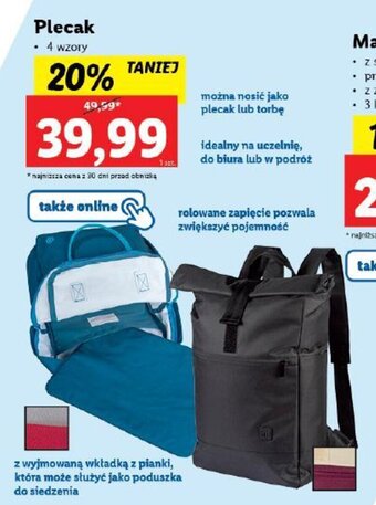 Lidl Plecak oferta