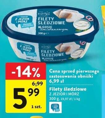 Intermarche Filety śledziowe Z JEZIOR I MÓRZ 300 g oferta