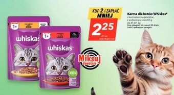 Lewiatan Karma dla kotów Whiskas 85 g oferta