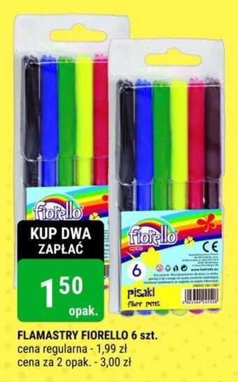 bi1 FLAMASTRY FIORELLO 6 szt. oferta