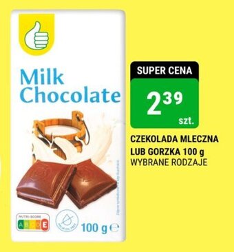 bi1 CZEKOLADA MLECZNA LUB GORZKA 100 g oferta