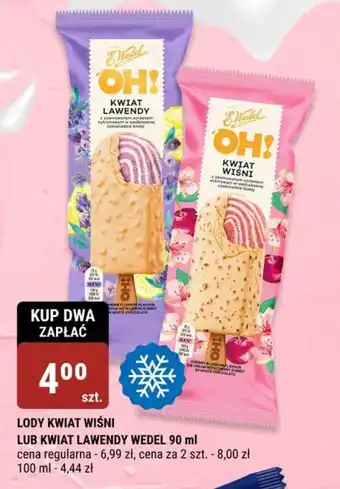 bi1 LODY KWIAT WIŚNI LUB KWIAT LAWENDY WEDEL 90 ml oferta