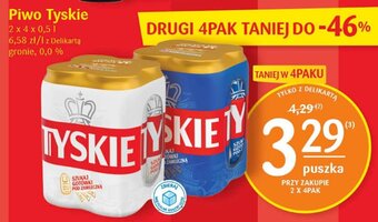 Delikatesy Centrum Piwo Tyskie 0,5l oferta