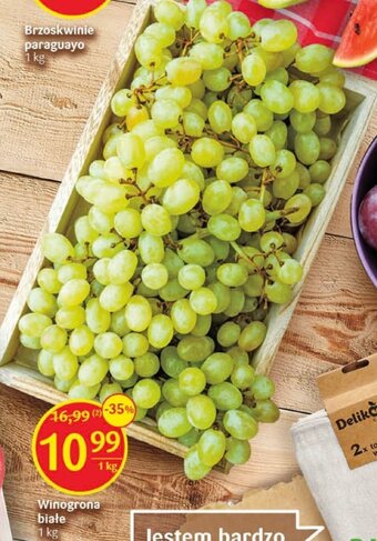 Delikatesy Centrum Winogrona białe 1kg oferta