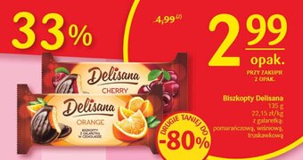 Delikatesy Centrum Biszkopty Delisana 135g oferta