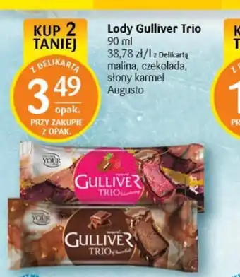 Delikatesy Centrum Lody Gulliver Trio 90 ml oferta