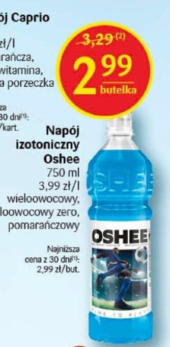 Delikatesy Centrum Napój izotoniczny Oshee 750ml oferta