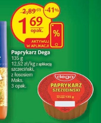 Delikatesy Centrum Paprykarz Dega 135 g oferta