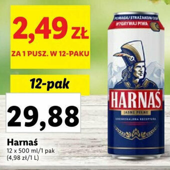 Lidl Harnaś 12 x 500 ml oferta