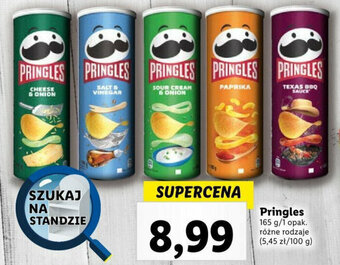 Lidl Pringles 165 g oferta