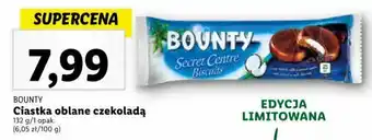 Lidl BOUNTY Ciastka oblane czekoladą 132g oferta