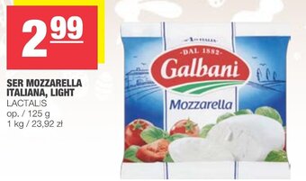 Spar Ser Mozzarella Galbani 125g oferta